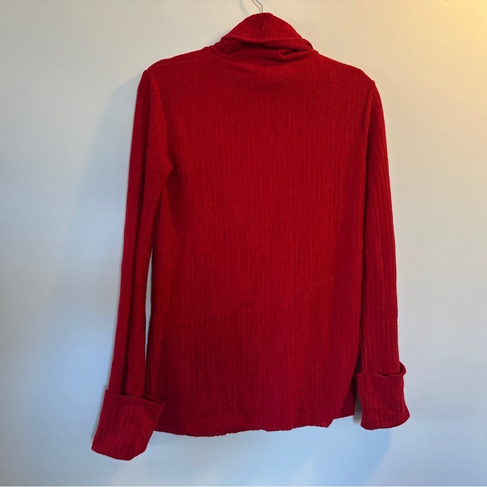 Zara Women's oversized Red Turtleneck Sweater| size S - Picture 2 of 4
